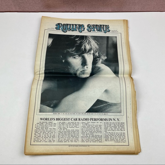 Vintage Rolling Stone Magazine Keith Richard Grand Funk August 19, 1971 Music - Picture 5 of 5